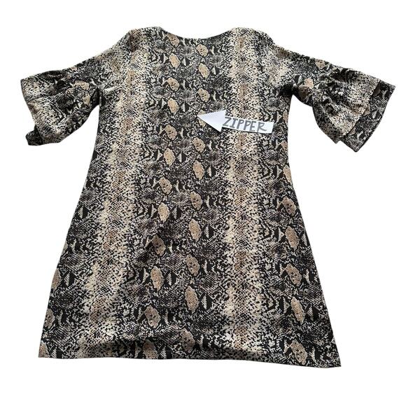 Womens Dress Size 10 Animal Print Retro Go Go Mini Office Siren Cocktail Party - Picture 4 of 9